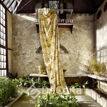 1.PAAT057-draperie-galben-model-floral-clasic