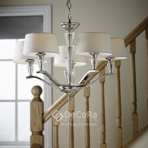 EN052-candelabru-modern-argintiu-abajur-alb
