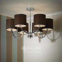 EN056-candelabru-modern-argintiu-abajur-maro
