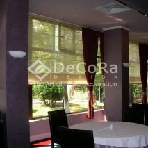 draperii si sisteme romane in restaurant