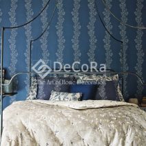 LSDAE01_tapet_lux_albastru_mare_flori