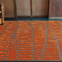 LSLHT011_ENIA_covor_vascoza_abstract_lucrat_manual_oranj_geometric