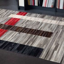 LSLLS002_ALTOONA_covor_dreptunghi_geometric_piele_negru_rosu