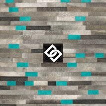 LSLLS022_RIDGEVILLE_dreptunghi_piele_geometric_gri_maro_turcoaz_mix