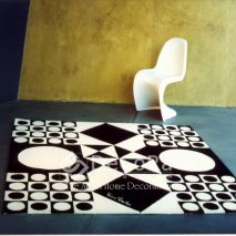 LxxC010-covor-model-geometric-alb-negru