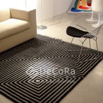 LxxC015-covor-model-geometric-alb-negru