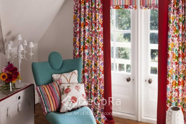 LxxT017-draperie-model-floral-rosu-albastru-verde-portocaliu-tineresc-clasic