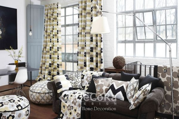 LxxT020-draperie-galben-bej-alb-negru-gri-model-geometric-modern