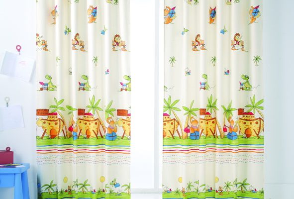 PDIT016-perdele-copii-desene-dungi-verde-rosu-albastru-galben