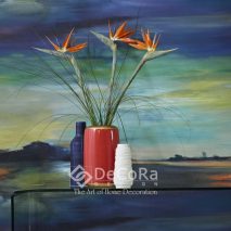 SPTW074-tapet-abstract-modern-akvastru-galben-verde