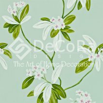 SSDT003_modele_tapet_textil_motive_florale_fond_turcoise