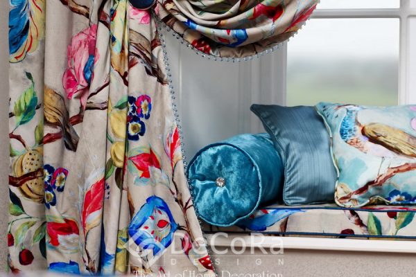 SXXT295-draperie-model-floral-rosu-albastru-maro-elegant-modern