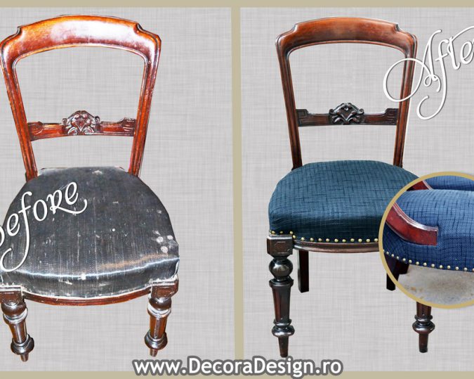 Restaurare Tapiterie Scaun de epoca