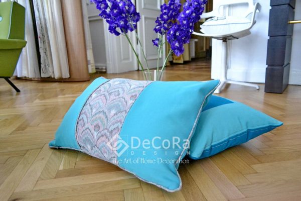 perne decorative albastre