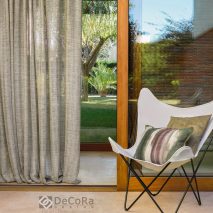 ALHAMBRA-PALMA-F29-PERDEA-TERASA-BEJ-INCHIS-IN-NATURAL-PLASA-DUNGI-ORIZONTALE-VERTICALE-ACCENT-PERNE-LINII-VERDE-GRENA