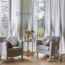 ASPEN CAM 2-PERDELE-ALBE-IMPRIMEU-GRI-SUBTIRE-FINA-PERNE-DECORATIVE-ROTUNDE