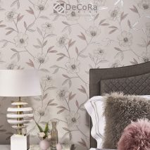 AVERY ROSE QUARTZ-TAPET-IMPRIMEU-FLORAL-ROSE