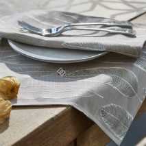 BOHEMIAN CAM 7-ACCESORII-MASA-IMPRIMEU-FRUNZE-GRI-ALB