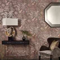 ENCHANTED COPPER-TAPET-IMPRIMEU-DEOSEBIT-IMPRIMEU-PLANTE-NUANTE-ARAMII-INFLUENTE-METALICE