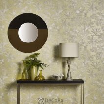 ENCHANTED GOOSEBERRY-TAPET-IMPRIMEU-DEOSEBIT-PLANTE-INFLUENTE-NUANTE-METALICE-LIME