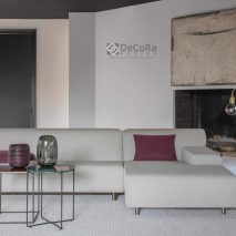 HELSTON CAM 3-TAPITERIE-CANAPEA-GRI-PERNA-DECOR-BURGUNDY