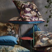 LOST HORIZON CAM 8-PERNE-DECOR-IMPRIMEU-FLORAL-NUANTE-MARO-BEJ-ALBASTRU-MATASE