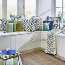 PARADE CAM 7-PERNE-DECOR-IMPRIMEU-GRAFIC-MULTICOLOR-FLORAL-FRANJURI-CUVERTURA-TAPITERIE-TABURET-ASORTAT