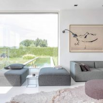 PENZANCE CAM 3-TAPITERIE-CANAPELE-TABURET-CULOARE-GRI-PERNE-DECOR-GRI