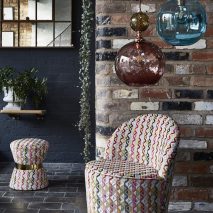 RIO CAM 6-TAPITERIE-FOTOLIU-TABURET-DEOSEBITA-MULTICOLORA