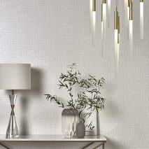 SERENE CHALK-TAPET-IMPRIMEU-GRAFIC-SIMPLU-GRI-ALB