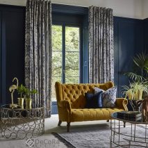 SERENITY MAIN-DECOR-LIVING-SET-DRAPERIE-PERNE-DECORATIVE-ALB-ALBASTRU-TAPITERIE-CANAPEA-CULOARE-GALBENA