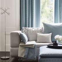 TIMELESS MAIN-DECOR-LIVING-SET-ELEGANT-DRAPERII-PERNE-DECORATIVE-CUVERTURA-BLEU-GRI