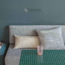 TRESILLIAN CAM 1-SET-PERNE-DECORATIVE-TAPITERIE-CANAPEA-TABURET-GRI-BEJ-VERDE