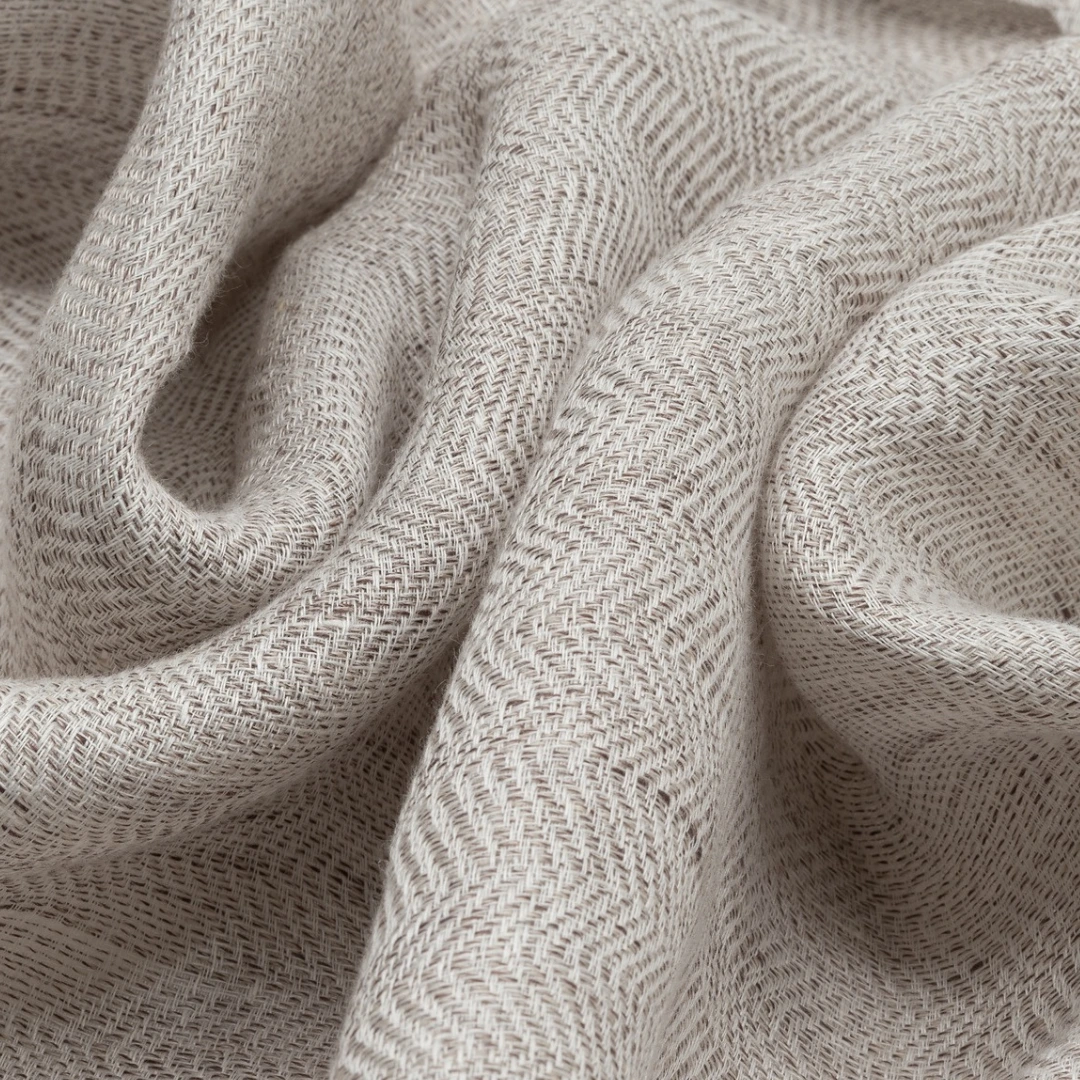 Draperie de in pur de lux texturată