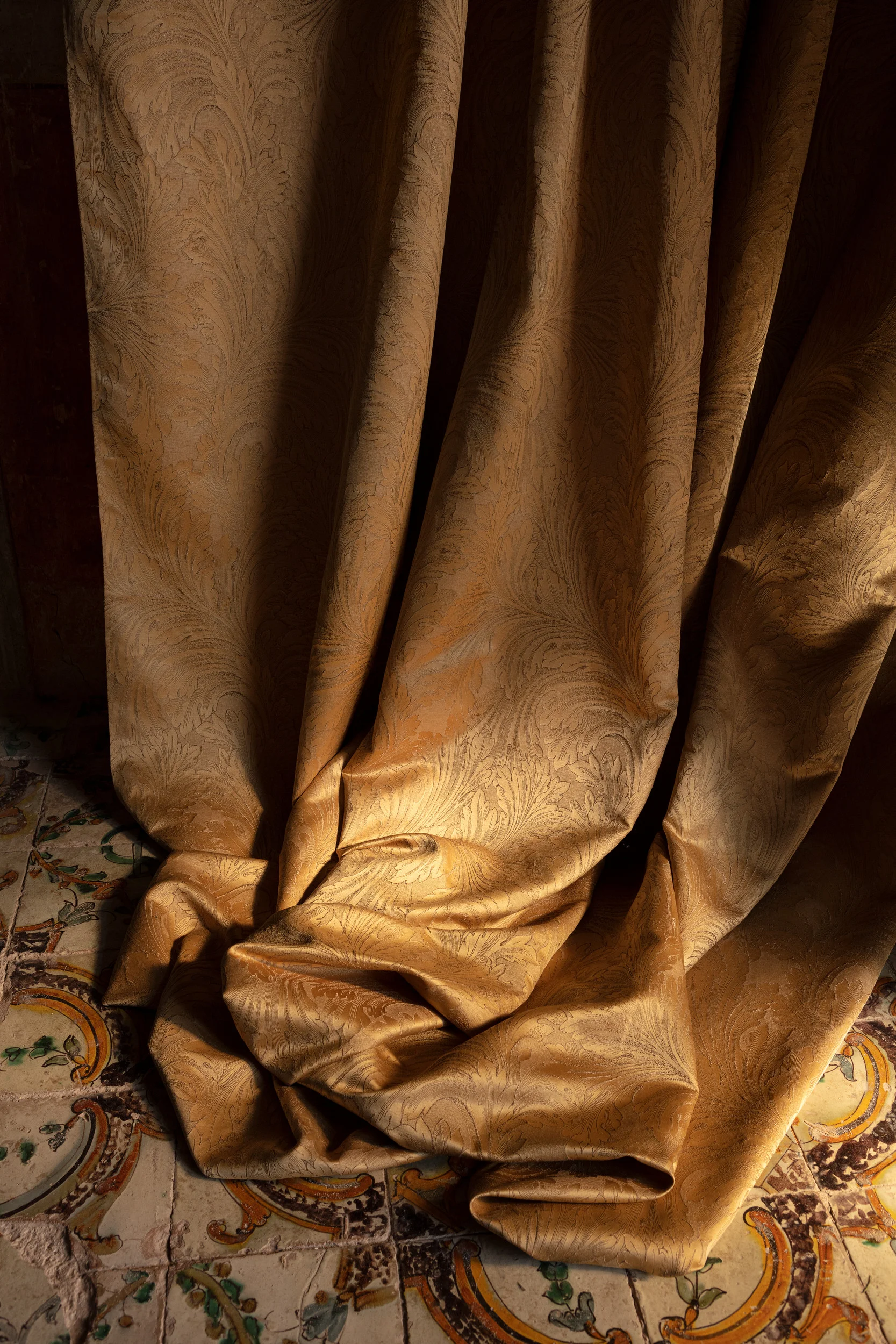 Draperii de in de lux mocha mousse