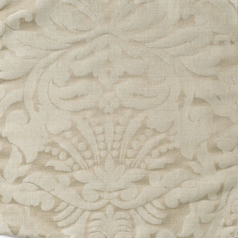 Perdea de lână de lux brodată bej