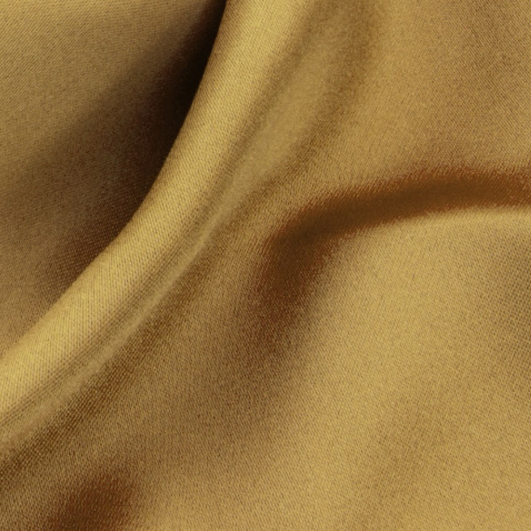 Material pentru draperie blackout sau dimout satinată aurie