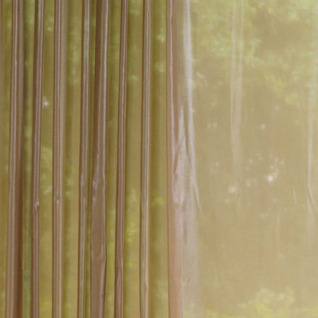 Perdea acustică uni bej simplă