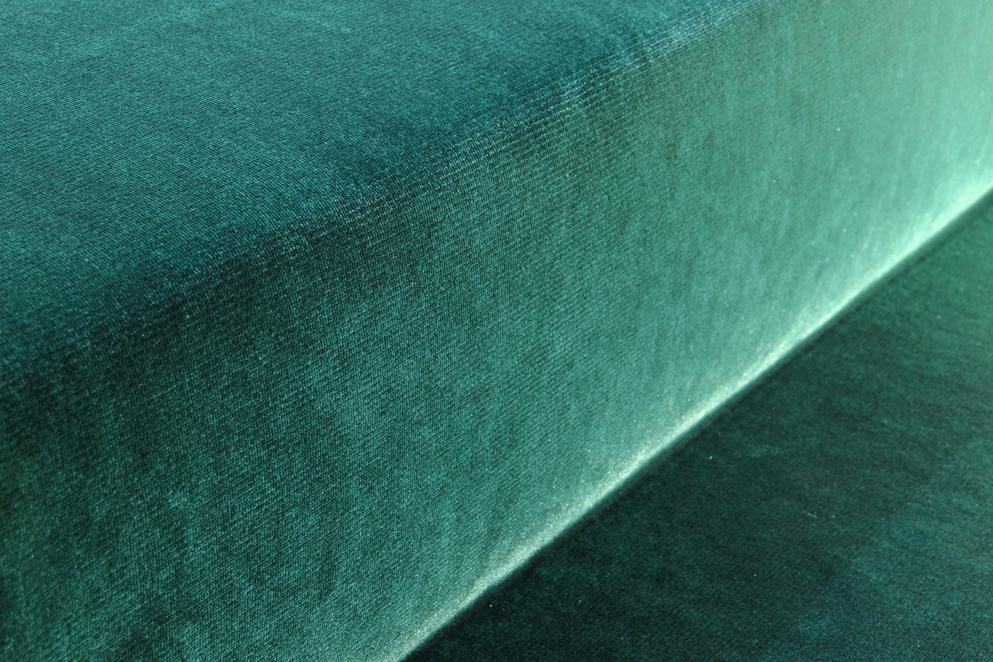 Draperie fonoabsorbantă din catifea verde smarald