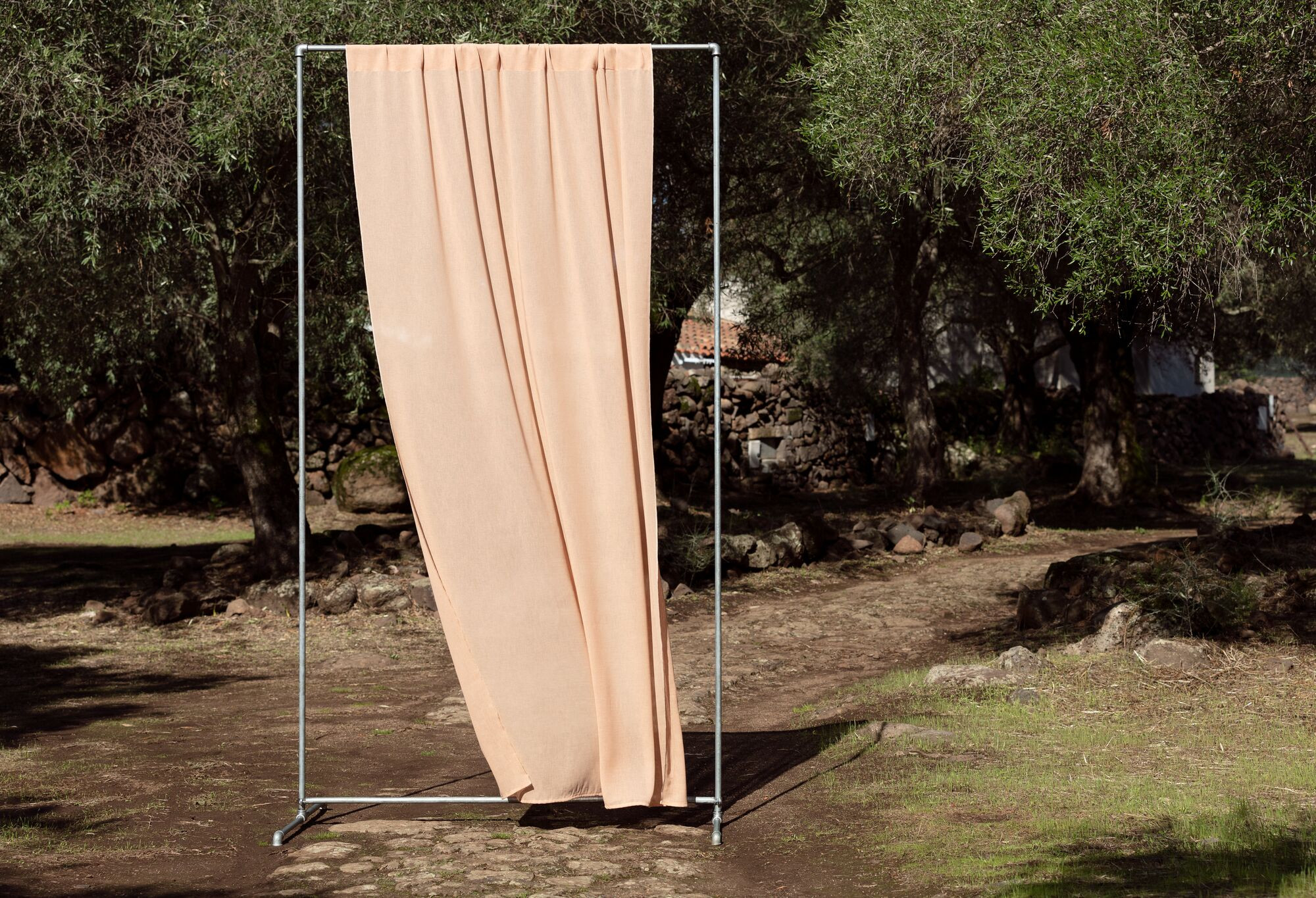 Draperii ignifugate bej uni