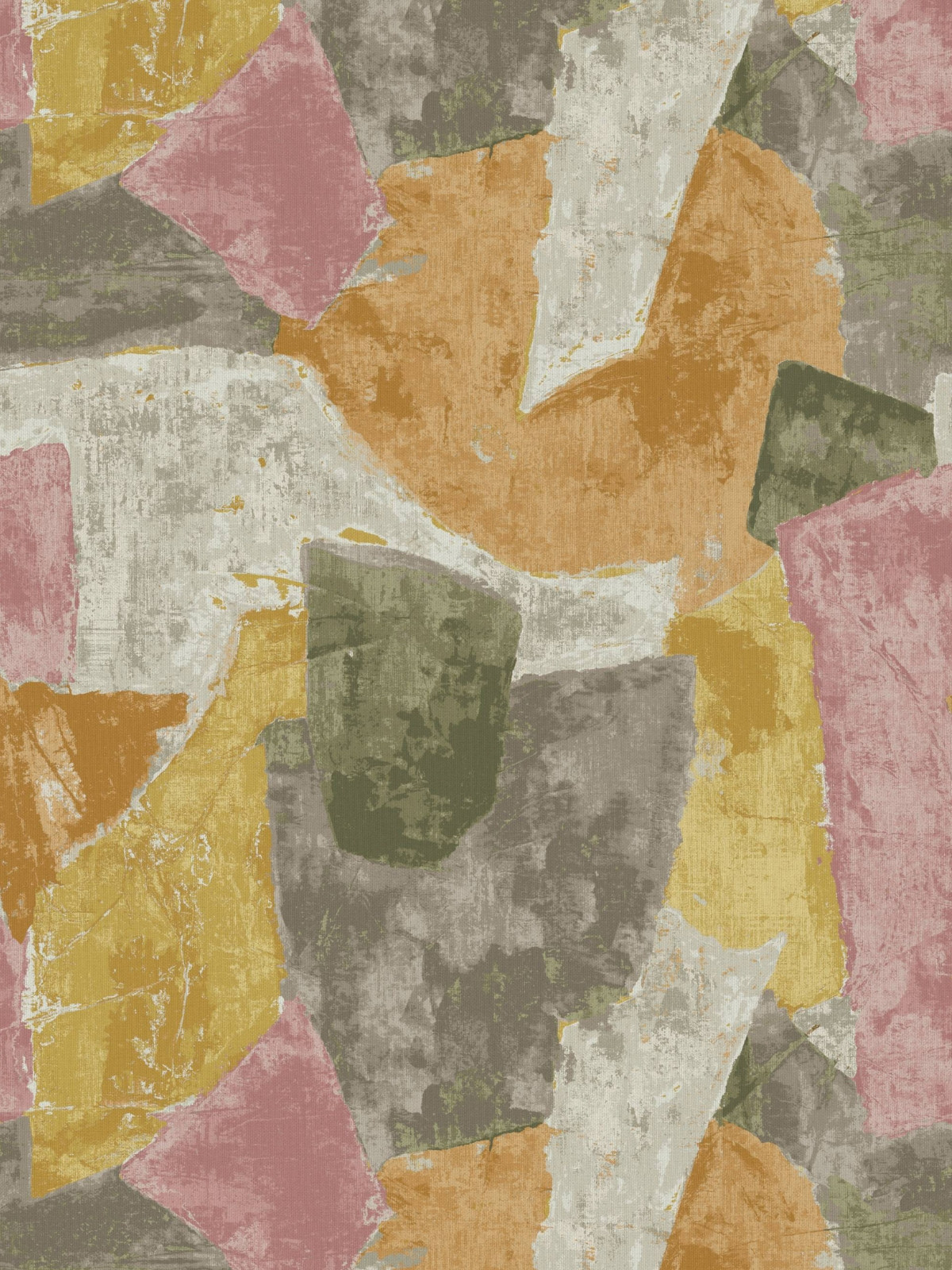 Draperii termice printate cu model abstract multicolor