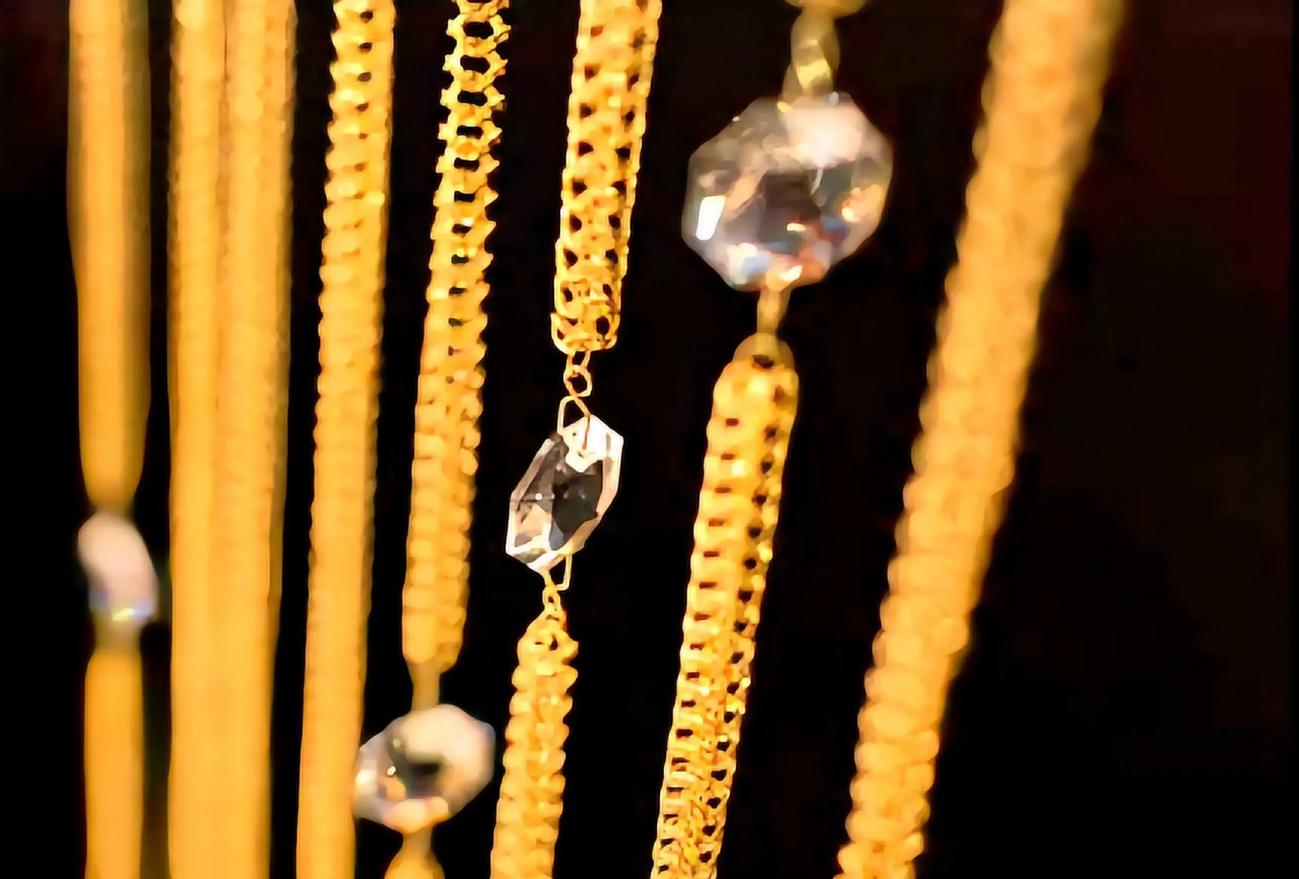 Perdele metalice zale din inox sau aluminiu cu cristale Swaroski