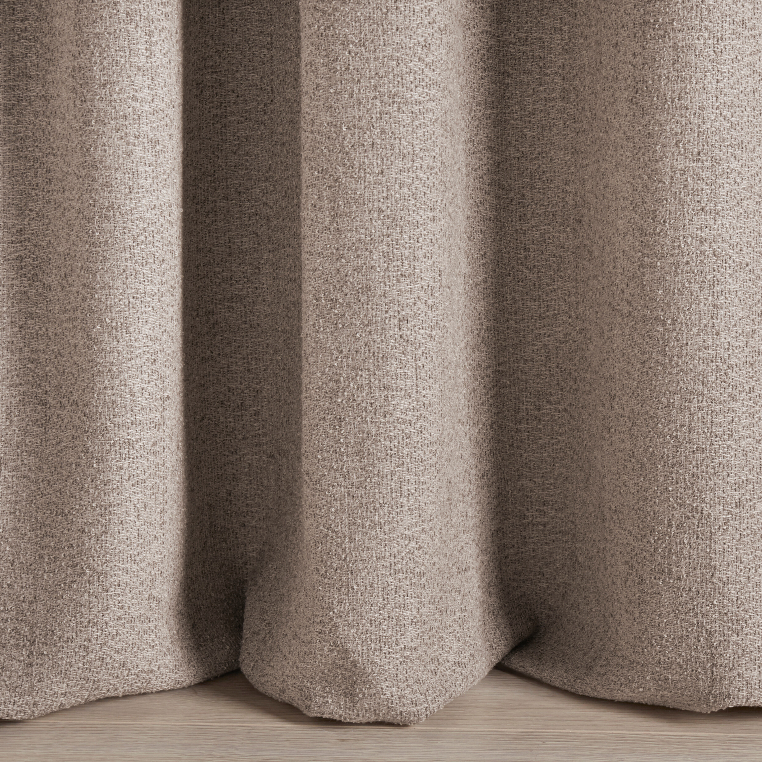 Draperii pentru exterior maro texturate