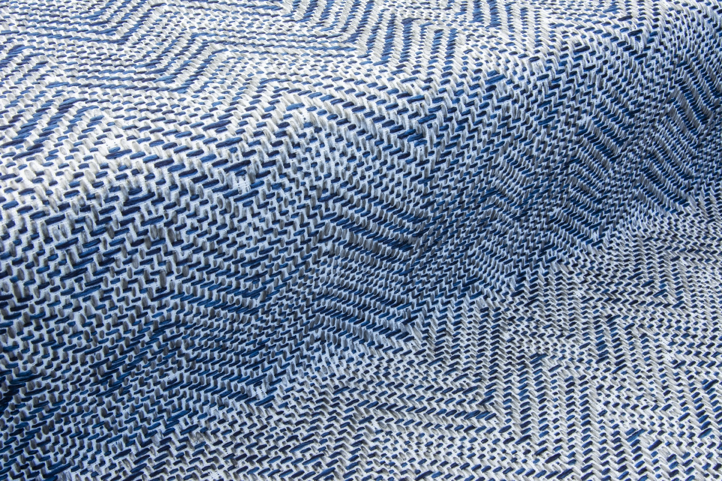 Draperii de exterior cu model herringbone