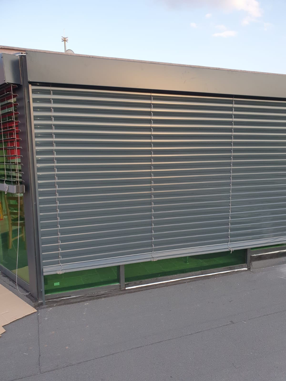 Panouri japoneze albastre