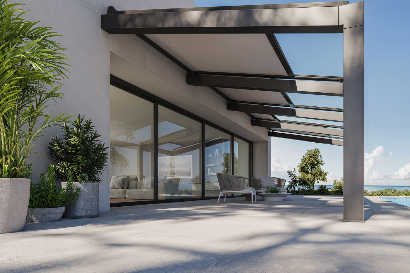 Panouri japoneze albe