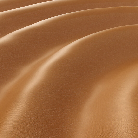 Detaliu material pentru draperie din mătase naturală uni - lux Detaliu material pentru draperie din mătase naturală uni cu nuanță caramel
