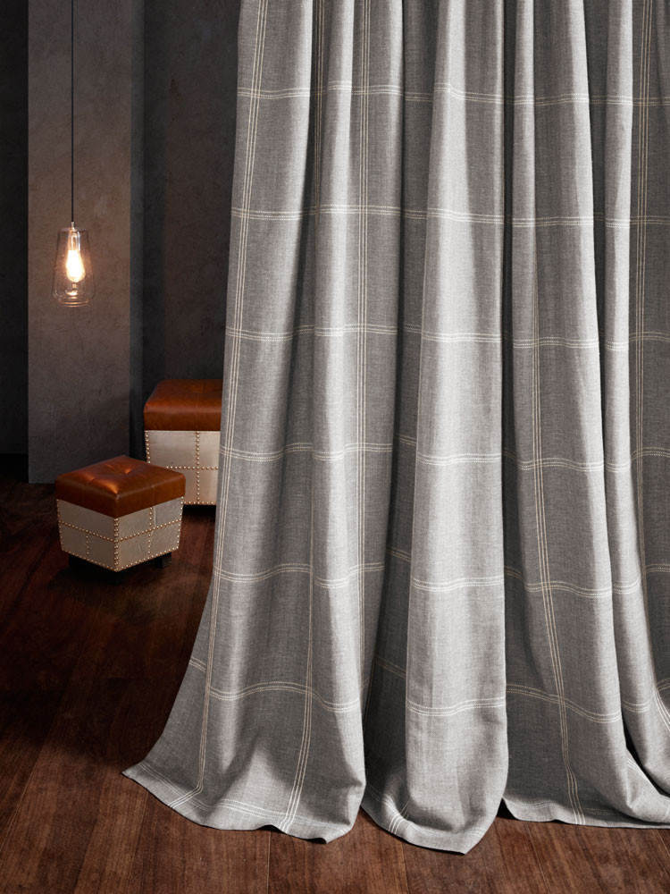 Draperii de lână de lux cu dungi