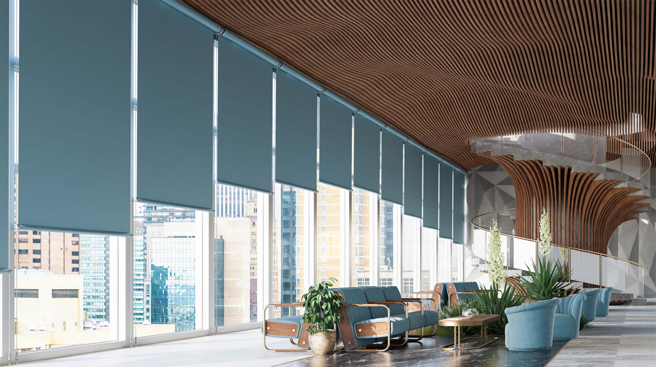 Rulouri ignifugate pentru hoteluri