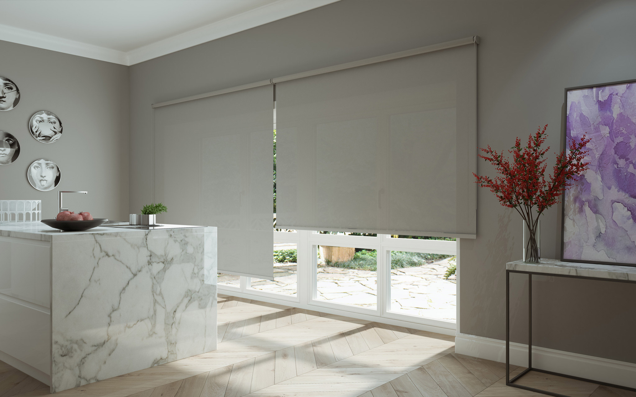 Rulou ignifugat pentru living